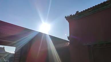 阳光拍摄视频故宫观光视频的预览图